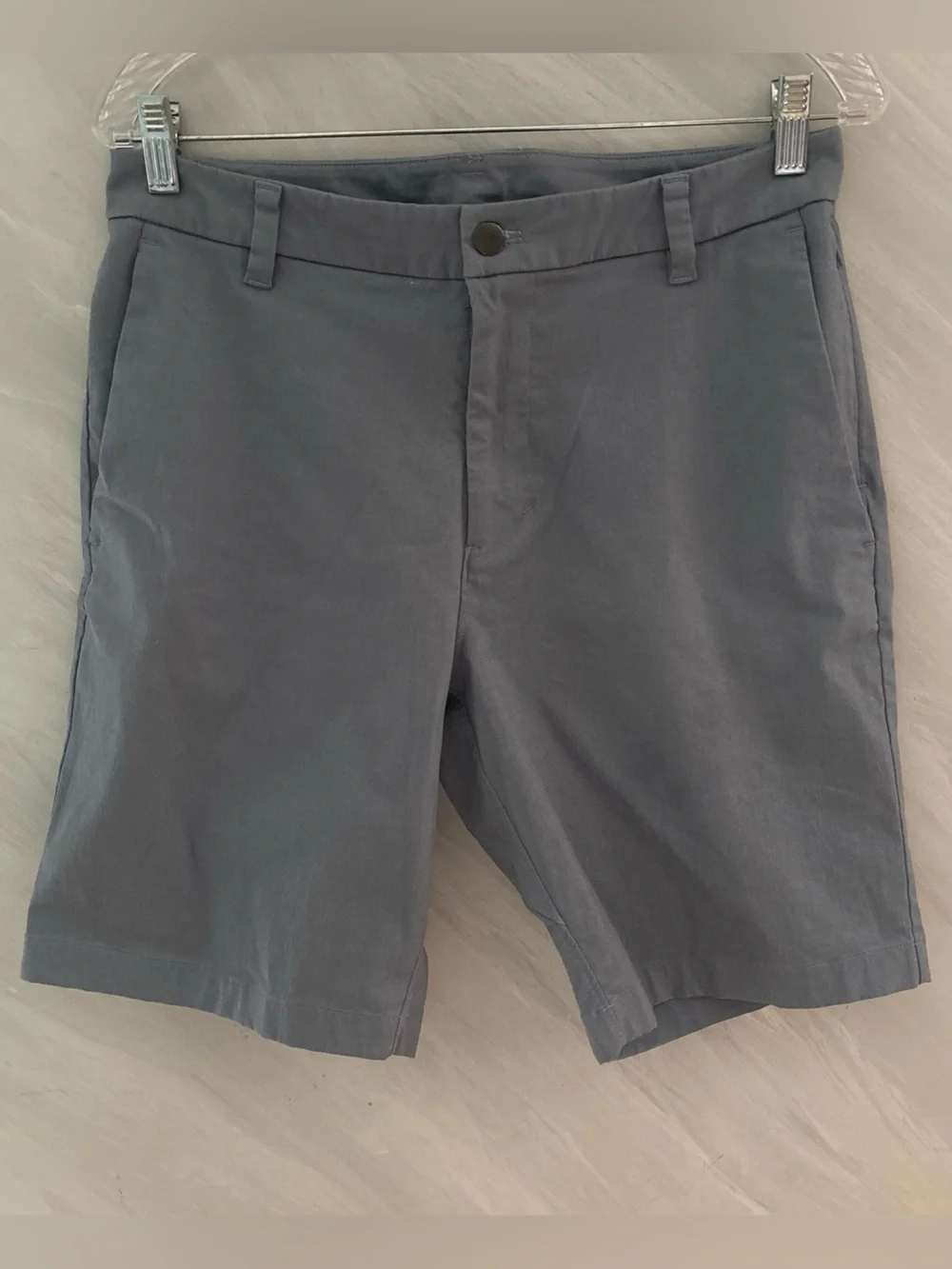 Lululemon Men’s 32 Grayish Blue ABC Commission Short Classic 9“ LM7AUES Golf